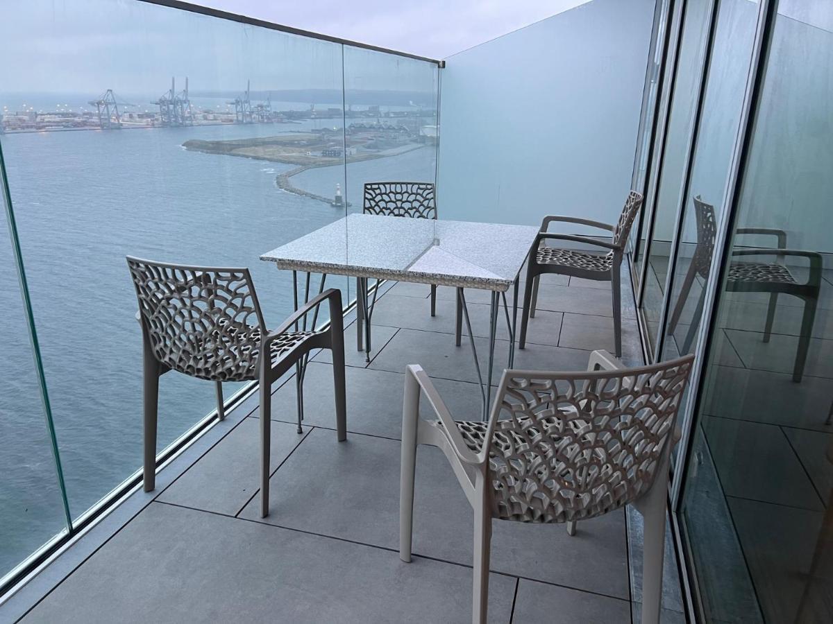 26-Etage Lejlighed Med Utrolig Havudsigt Århus 外观 照片