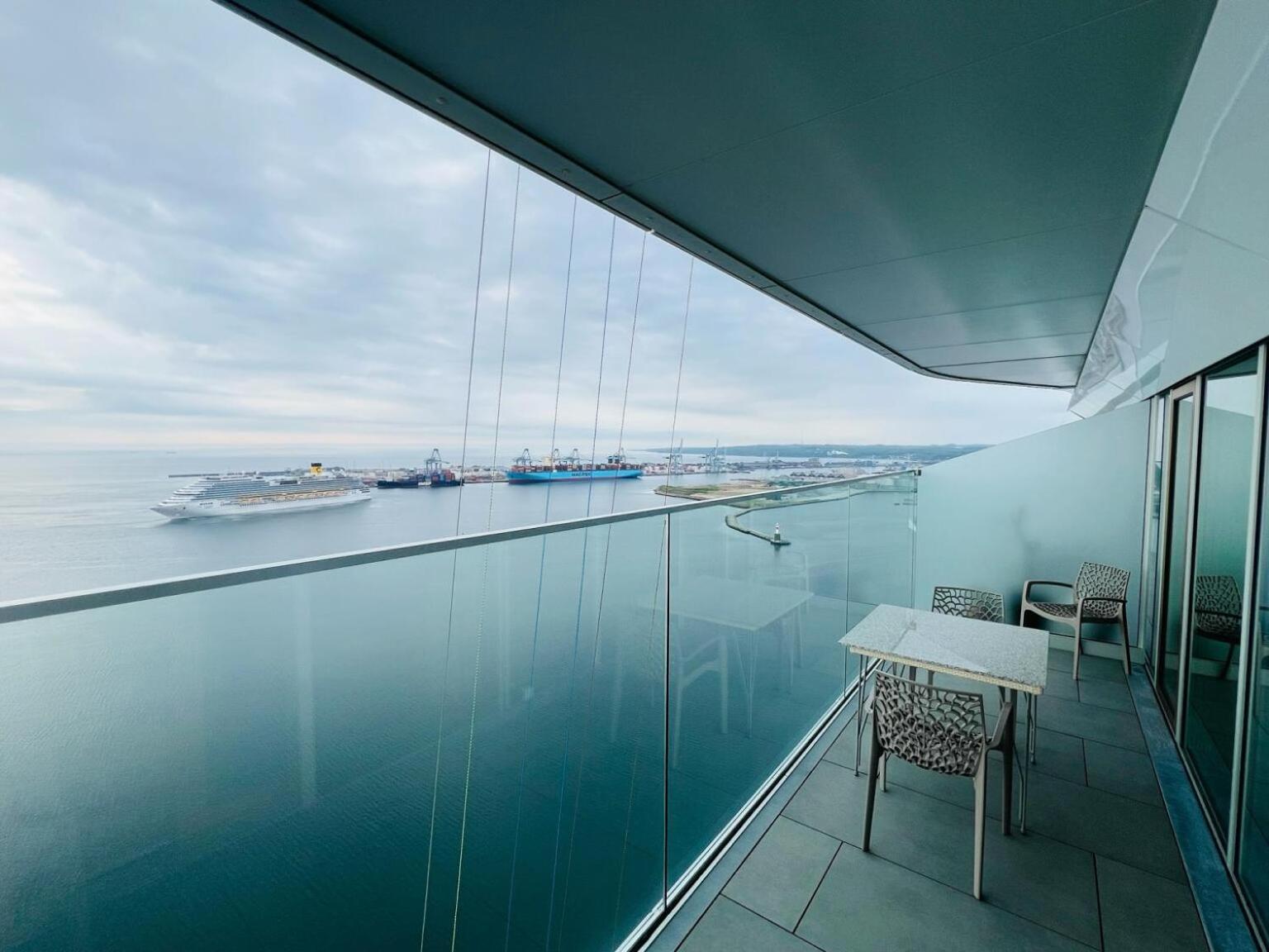 26-Etage Lejlighed Med Utrolig Havudsigt Århus 外观 照片