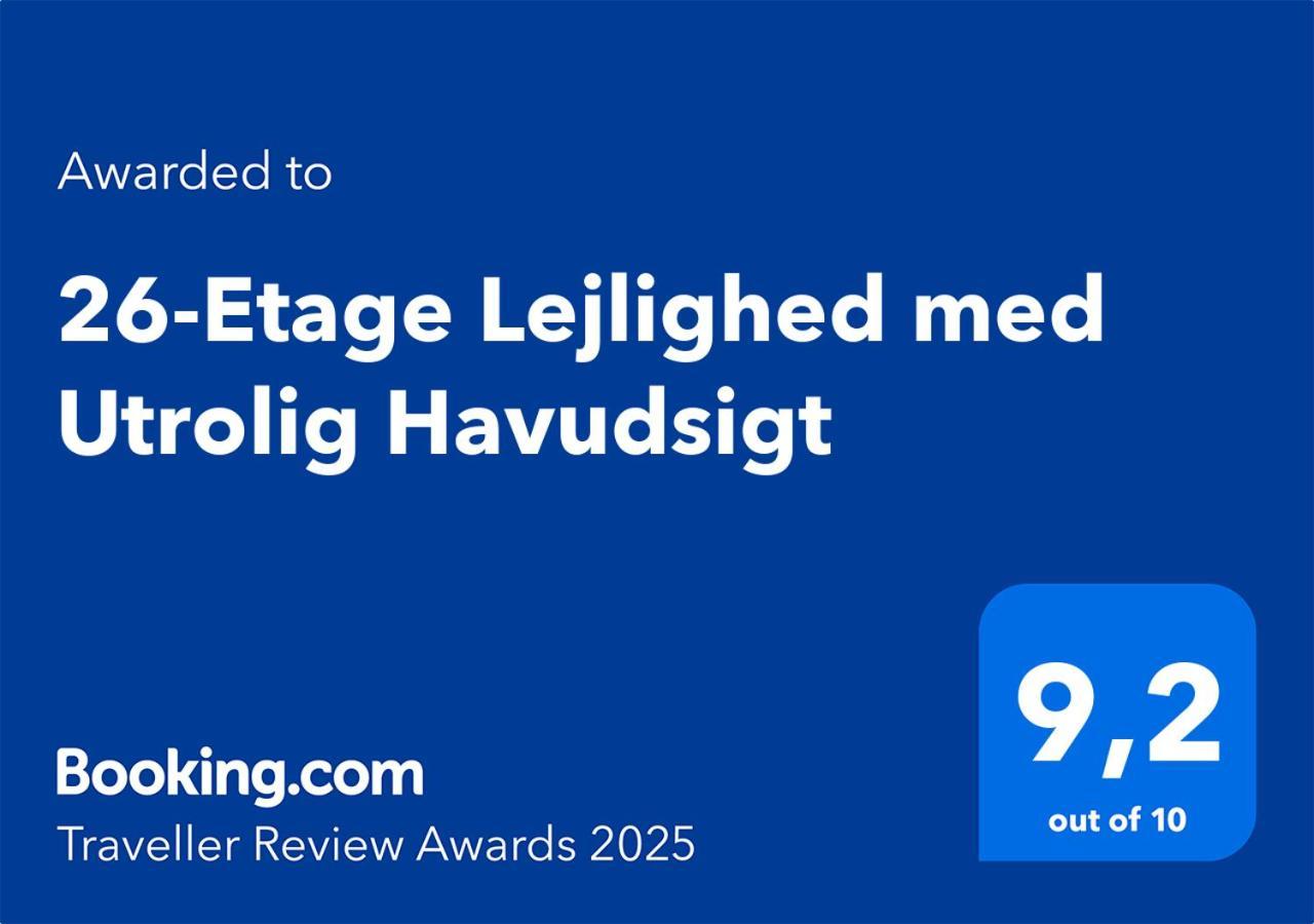 26-Etage Lejlighed Med Utrolig Havudsigt Århus 外观 照片